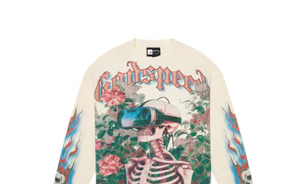 Godspeed Vision-Flowers Bone Long sleeve