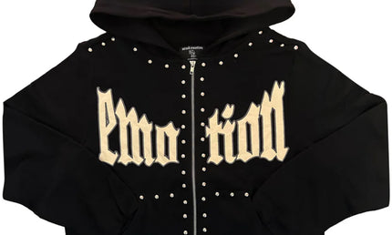 Mixed Emotion Black Crown Hoodie