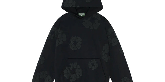 Denim Tears Hoodie Black Monochrome