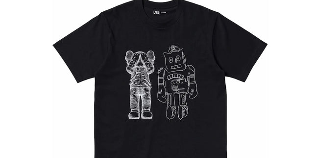 Kaws Uniqlo Black White
