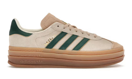 Adidas Gazelle Bold Magic Beige Collegiate Green