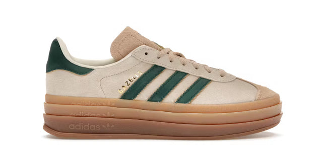Adidas Gazelle Bold Magic Beige Collegiate Green