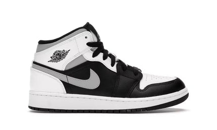 Jordan 1 Mid White Shadow GS