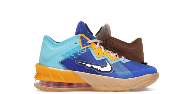 Nike LeBron 18 low Wile E vs Roadrunner Space Jam GS