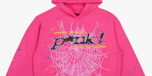 Sp5der Hoodie Pink
