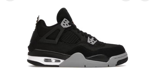 Jordan 4 Black Cambas GS