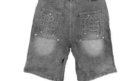 Mixed Emotion Paisley Black Shorts