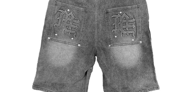 Mixed Emotion Paisley Black Shorts