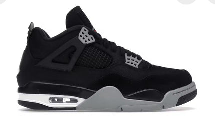 Jordan 4 Black Canbas