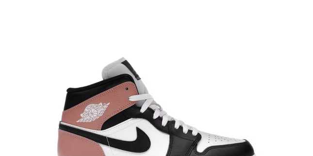 Jordan 1 Mid White Rust Pink Black