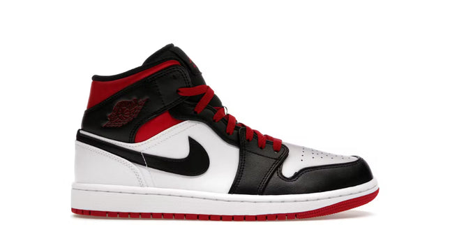 Jordan 1 Mid Gym Red Black Toe