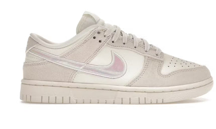 Nike Dunk Low Sail Iridescent Swoosh W