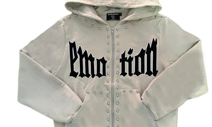 Mixed Emotion Grey Crown Hoodie