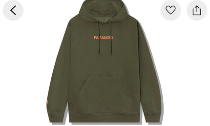 ASSC paranoid hoodie