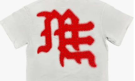 Mixed Emotion Red End Rhinestone Tee