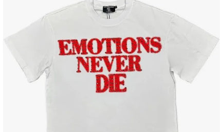 Mixed Emotion Red End Rhinestone Tee