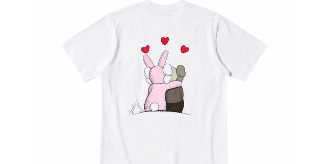 Kaws Uniqlo White Pink