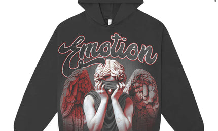 Mixed Emotion Grey Blinded Hoodie