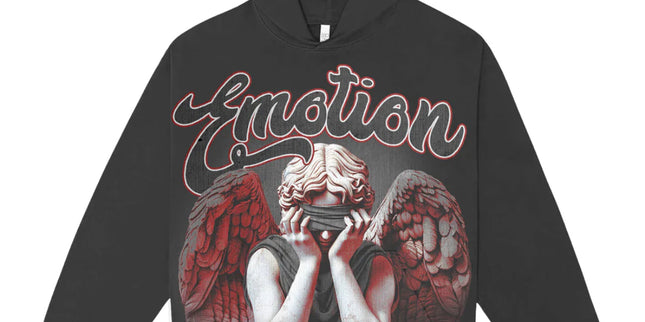 Mixed Emotion Grey Blinded Hoodie