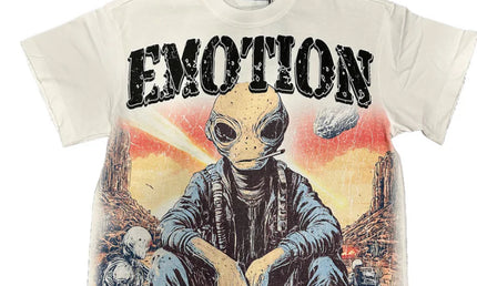 Mixed Emotion White Invasion Tee