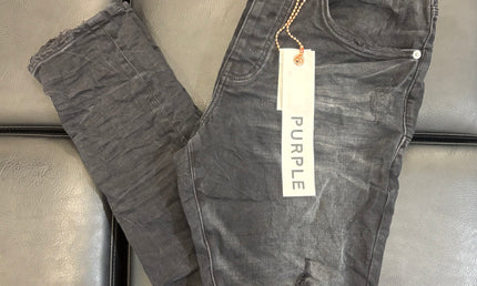 Purple Jeans Black Wash Blowout