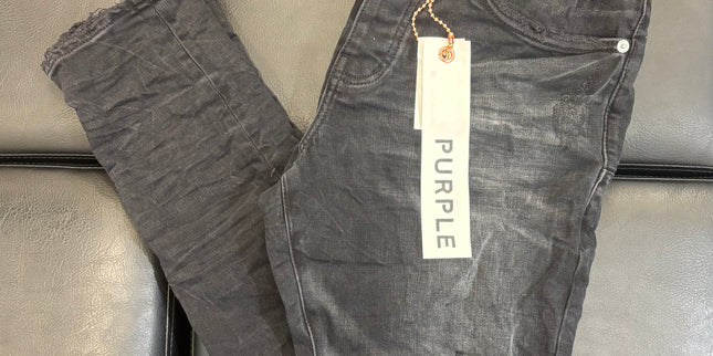 Purple Jeans Black Wash Blowout