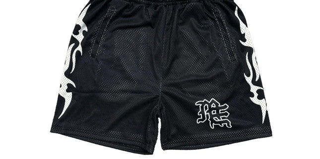 Mixed Emotion Black Lightning Shorts