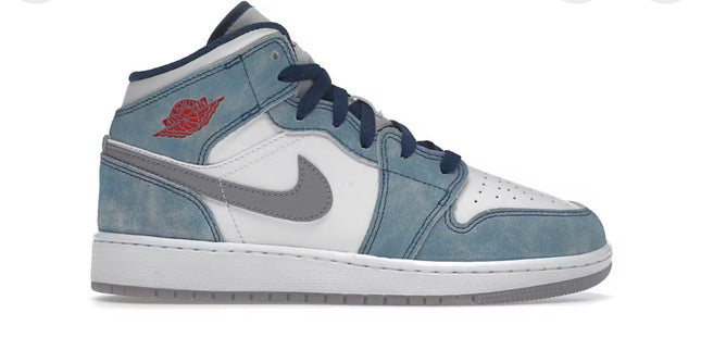 Jordan 1 Mid French Blue GS