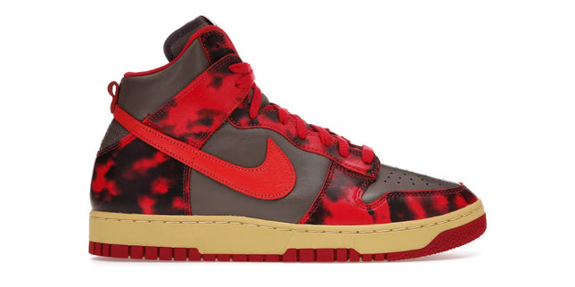 Nike Dunk High Red Acid Wash