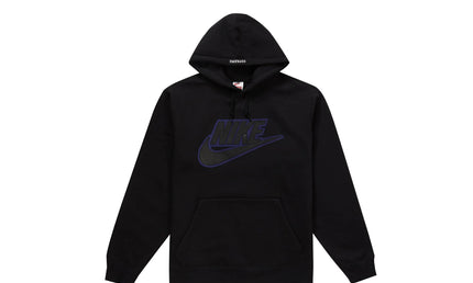 Supreme x Nike Hoodie Leather Black
