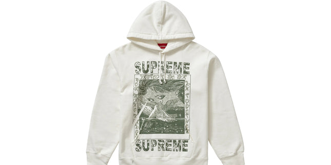 Supreme Hoodie Doves White