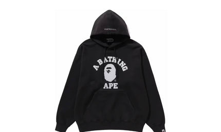 BAPE College Hoodie Black
