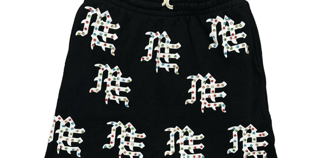 Mixed Emotion Black Shorts