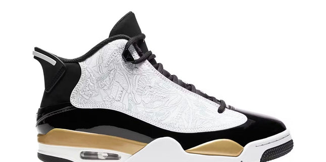 Jordan Dub Zero Metallic Gold White