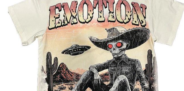 Mixed Emotion Cream Deserted Tee
