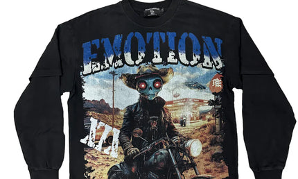 Mixed Emotion Black Racer Long Sleeve