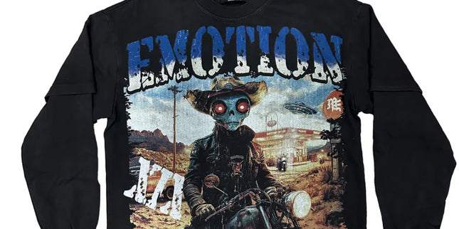 Mixed Emotion Black Racer Long Sleeve