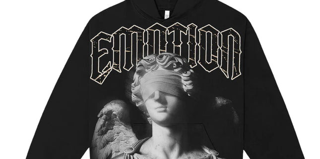 Mixed Emotion Black Blinded Hoodie
