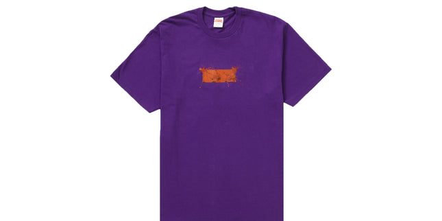 Supreme Tee Ralph Stead Man Box Logo Purple