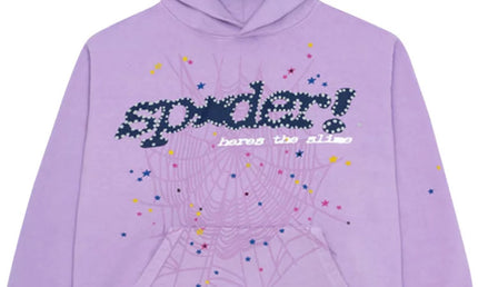 Sp5der Hoodie Purple