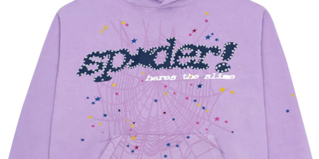Sp5der Hoodie Purple