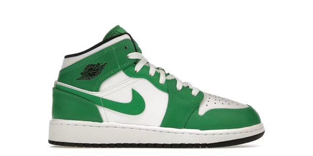 Jordan 1 Mid Lucky Green GS