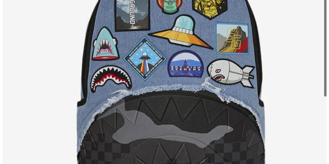 Sprayground Denim Tears 3am Patches Backpack