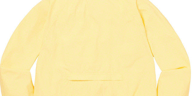Supreme Raglan Court Jacket Yellow