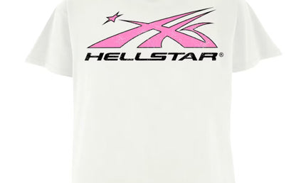 Hellstar White/Pink Logo Tee