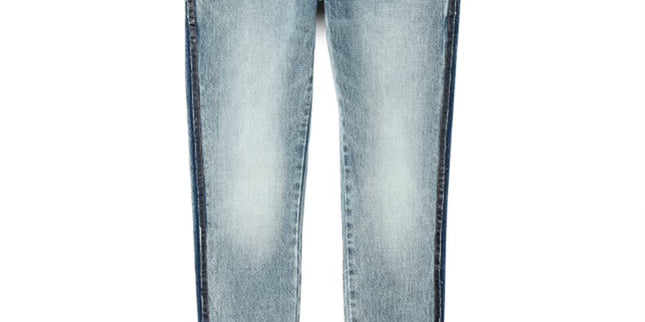 Purple Jeans skinny shadow seam