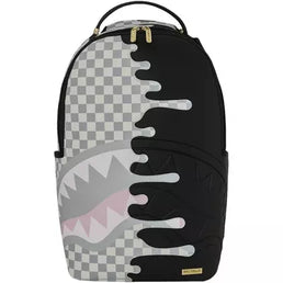 Sprayground Cream Check Side Drip Backpack