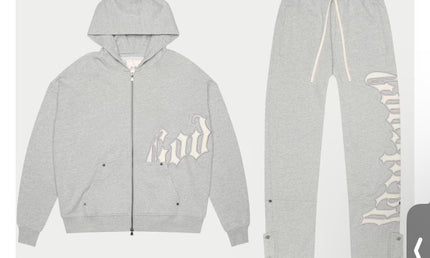 Godspeed Grey/White Sweatsuit Set