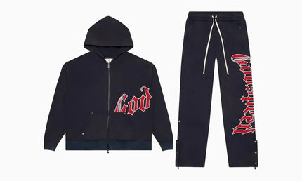 Godspeed Navy Blue/Red SweatSuit