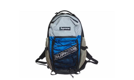 Supreme logo Backpack blue
